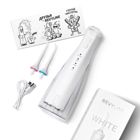 Портативный ирригатор Revyline RL 230, White и по всему Узбекистану в интернет-магазине Revyline.uz