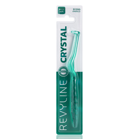 Зубная щетка Revyline S1200 Crystal Emerald, монопучковая и по всему Узбекистану в интернет-магазине Revyline.uz
