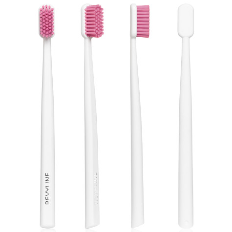 Набор зубных щеток Revyline S6500 Smart Duo, White/Pink + White/Blue и по всему Узбекистану в интернет-магазине Revyline.uz