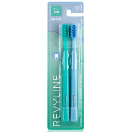 Набор зубных щеток Revyline S6500 Smart Duo, Green + Blue
